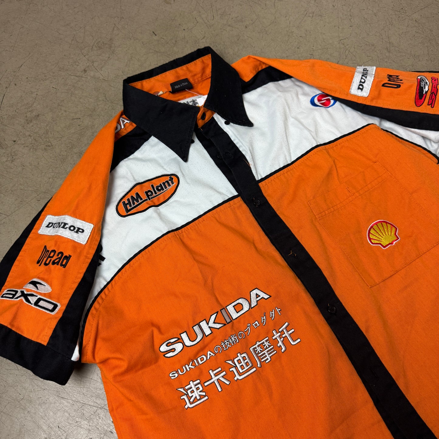 (XXL) Sukida Racing Kurzarm Hemd