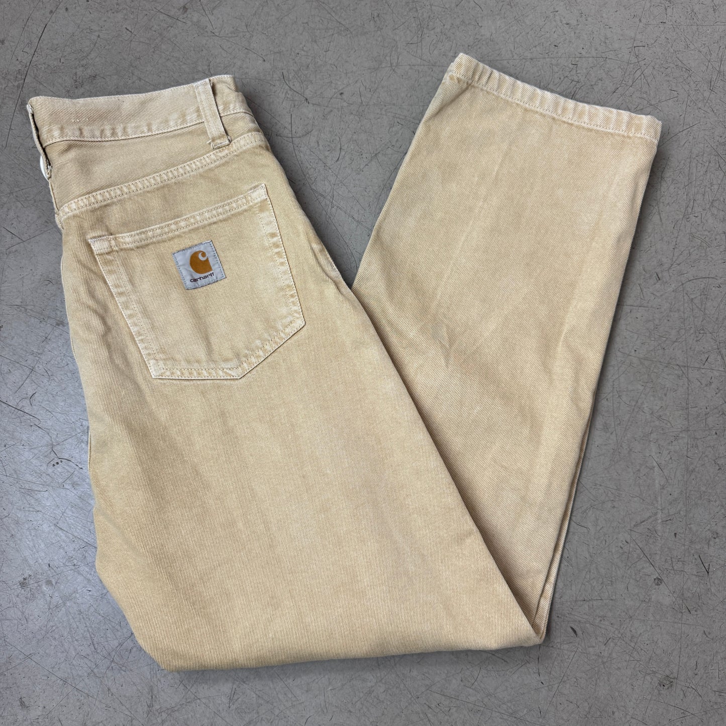 (S-M) Carhartt Jeanshose Beige W28