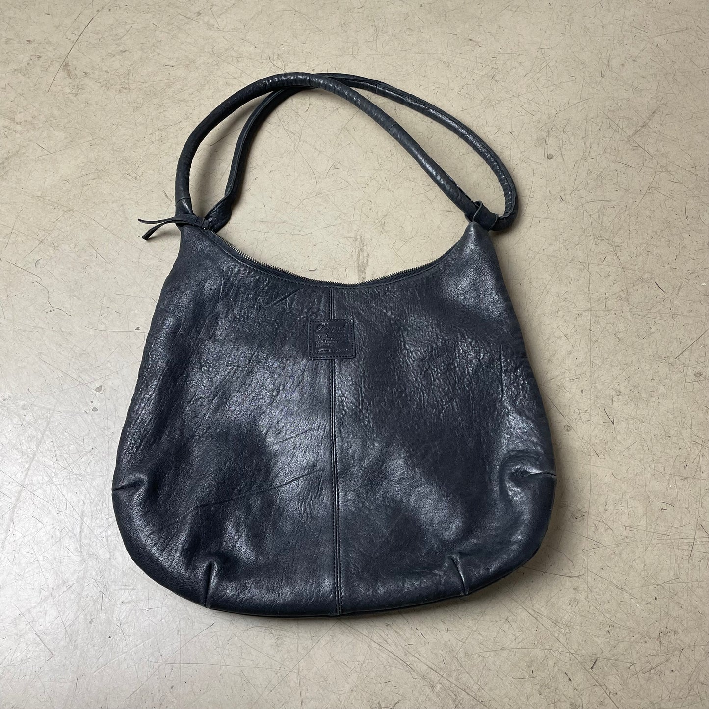 Legend Leder Side Bag Tote Bag Tasche schwarz
