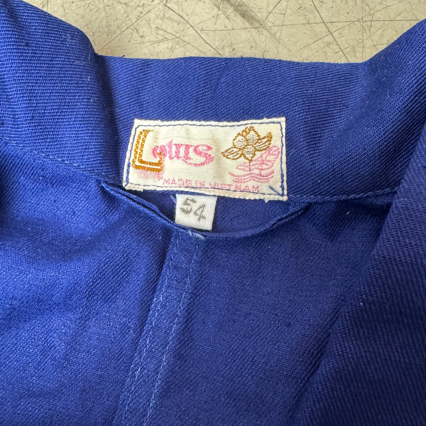 (XXL) French Work Shirt blau