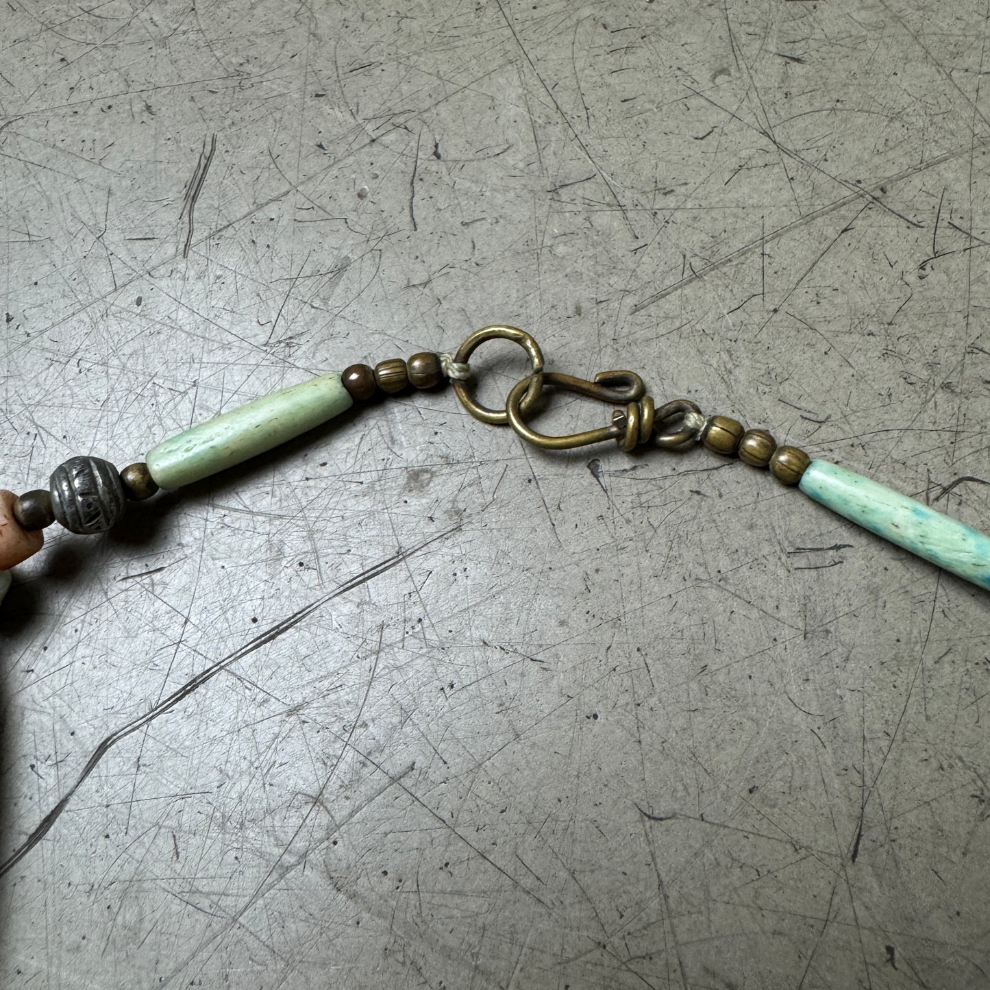 Native Amulet Stein Halskette