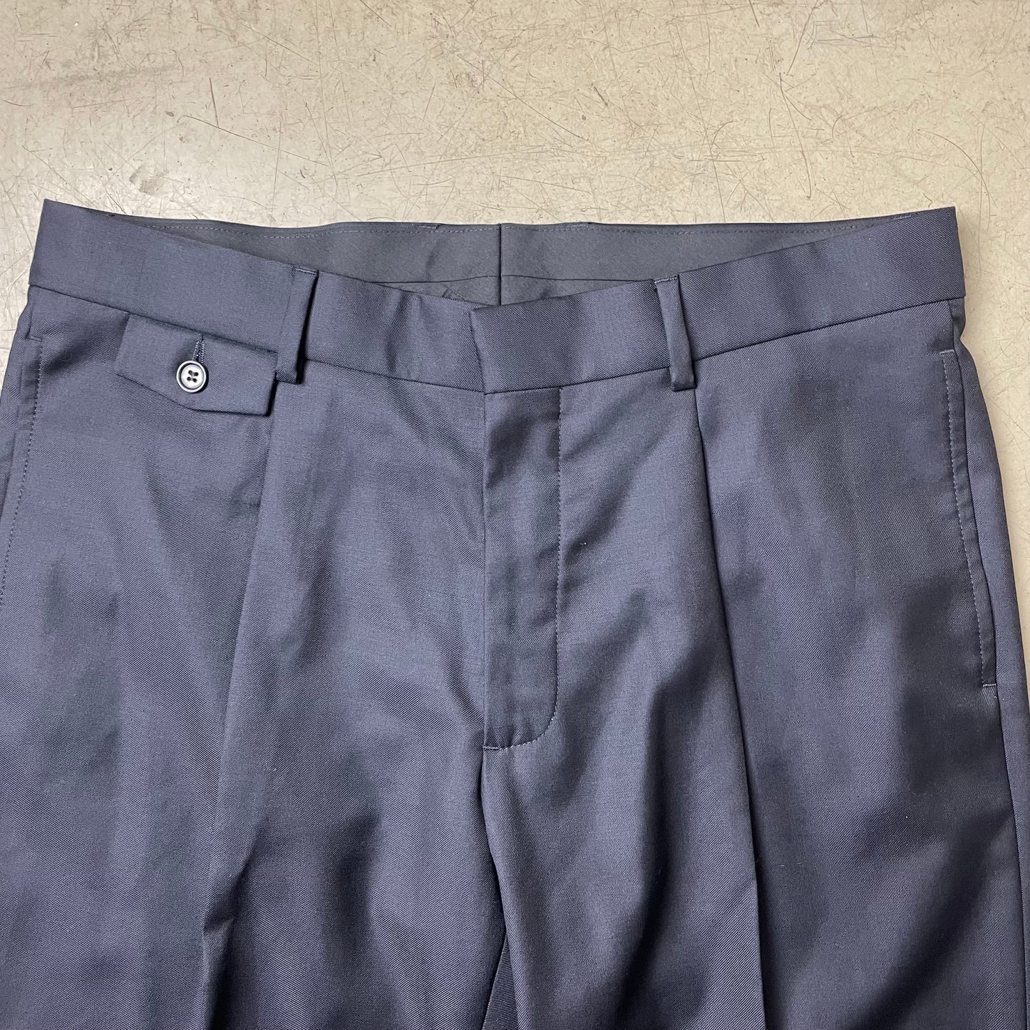 (L) Rare Cartier Uniforms Anzughose Navy dunkelblau 42