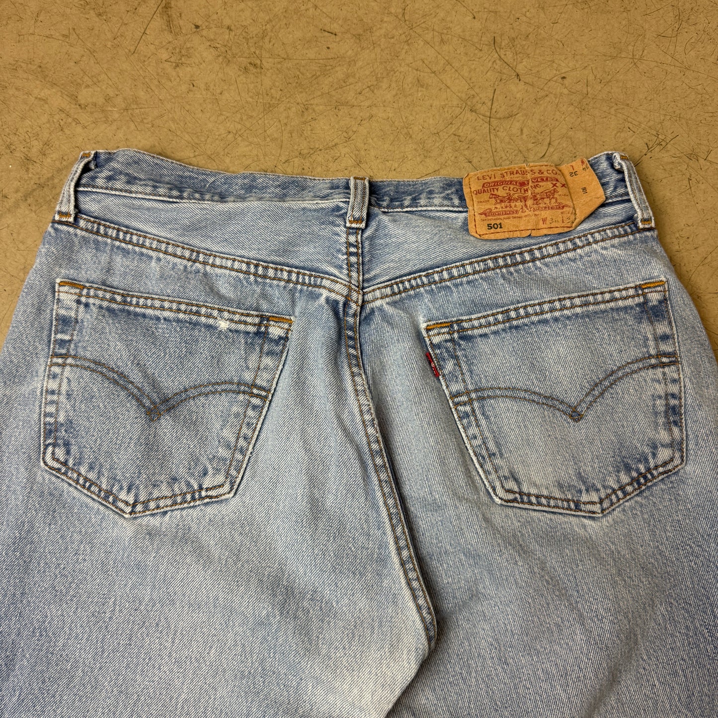 (L) Levi’s 501 Jeanshose hellblau W34/L32