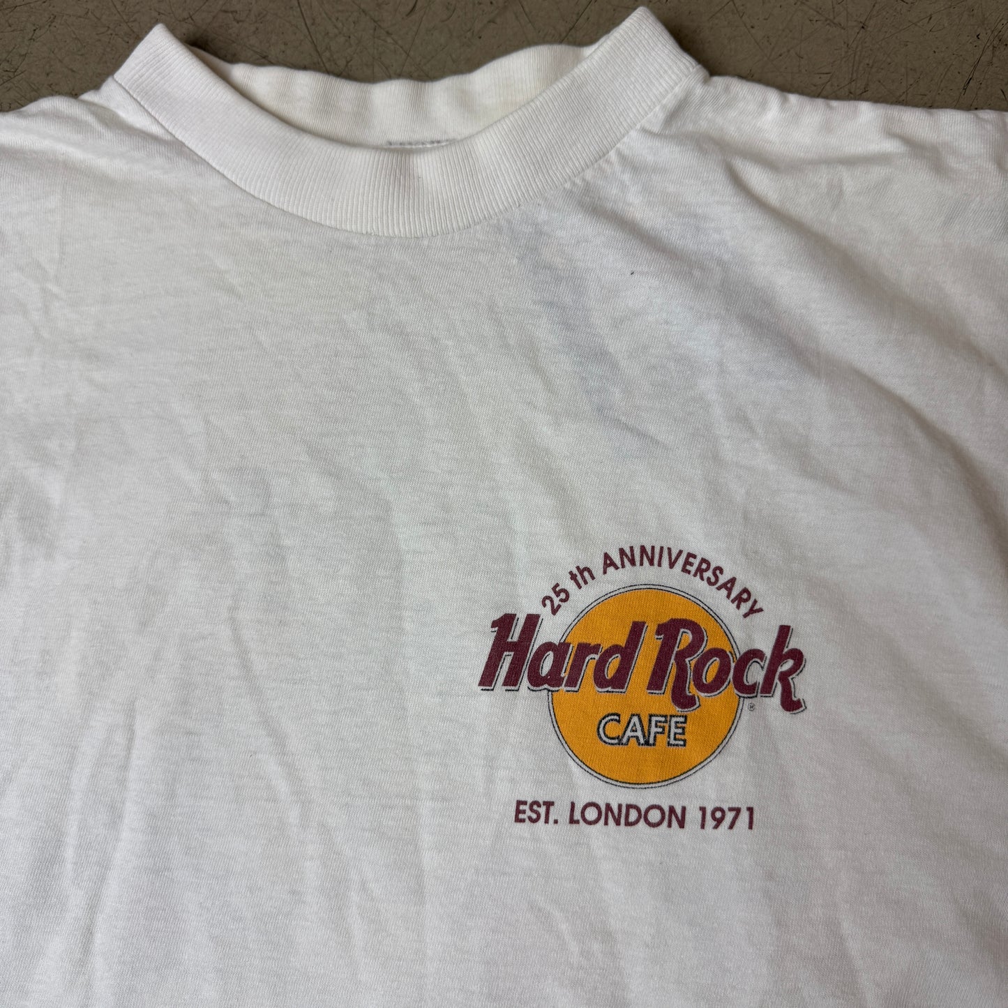 (XXL) Hard Rock Cafe 25 Years London Tshirt Heart & Dagger
