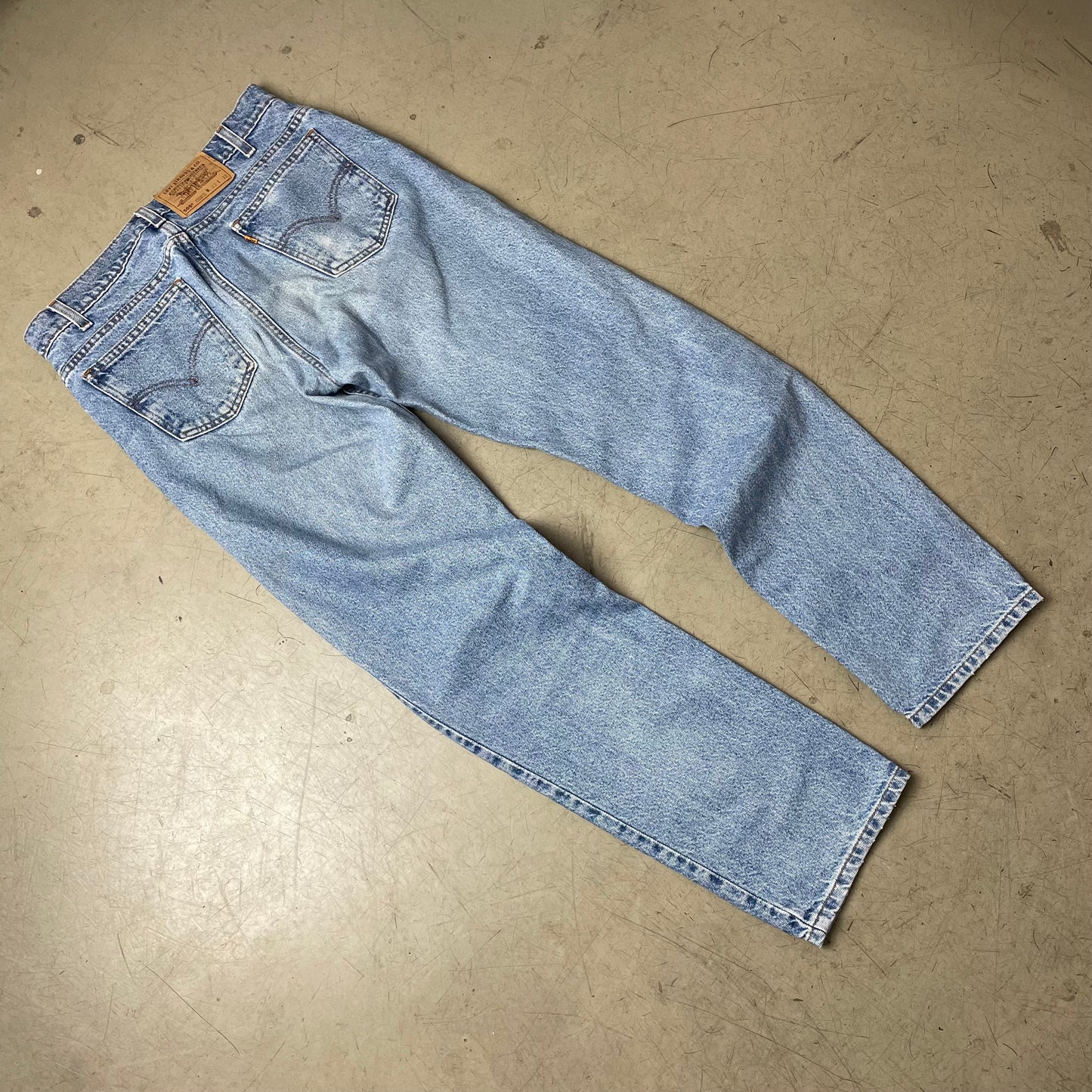 (M) Levi’s 505 Orange Tab Jeanshose hellblau W33/L32