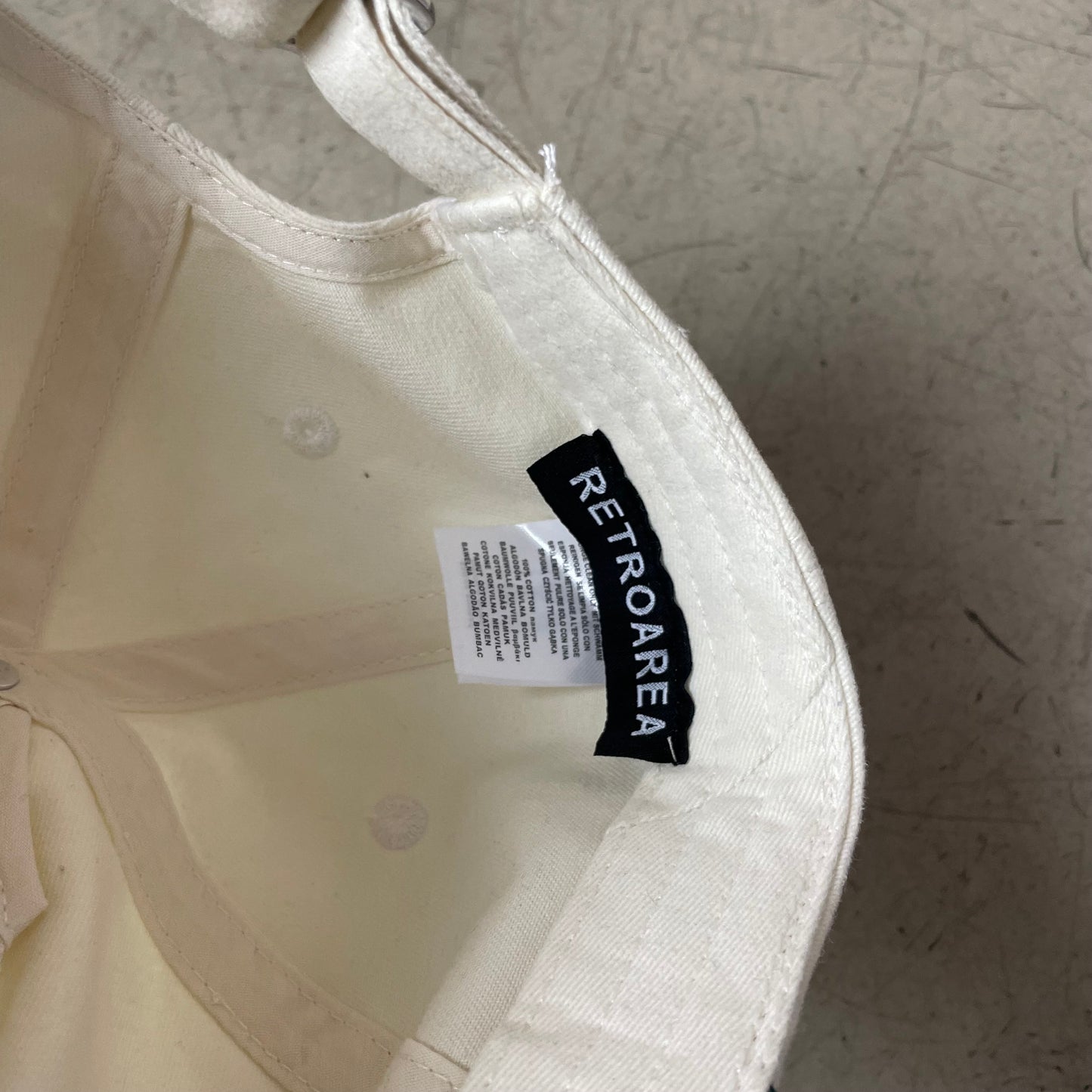 Antik Vintage Pin Canvas Cap dunkelgrün beige