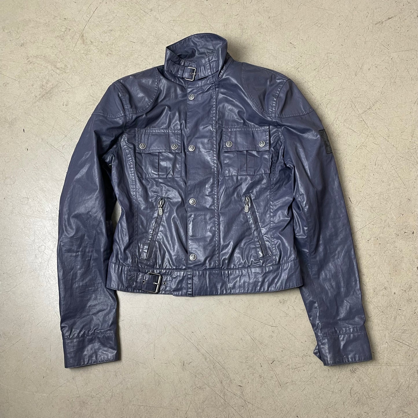 (S-M) Belstaff Wmn Jacket Navy blau