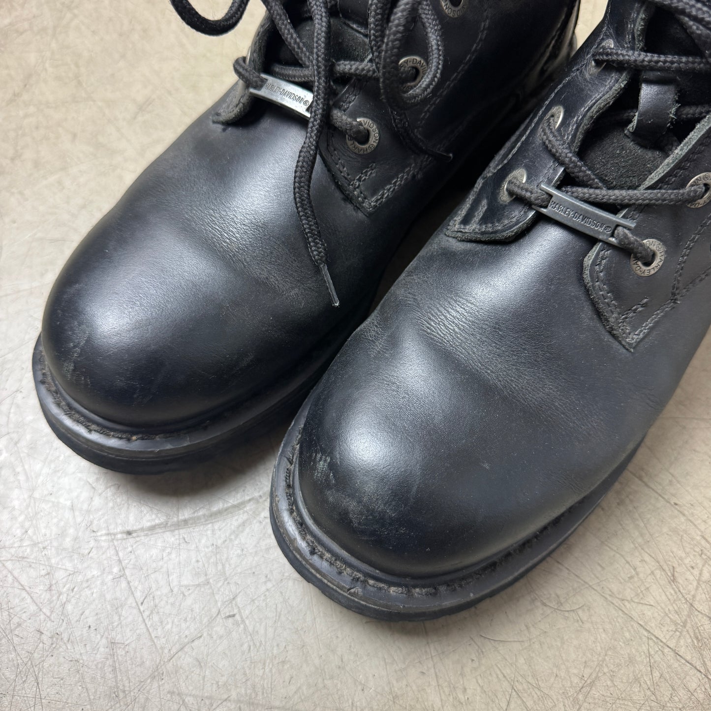 (44) Harley Davidson Echtleder Biker Boots