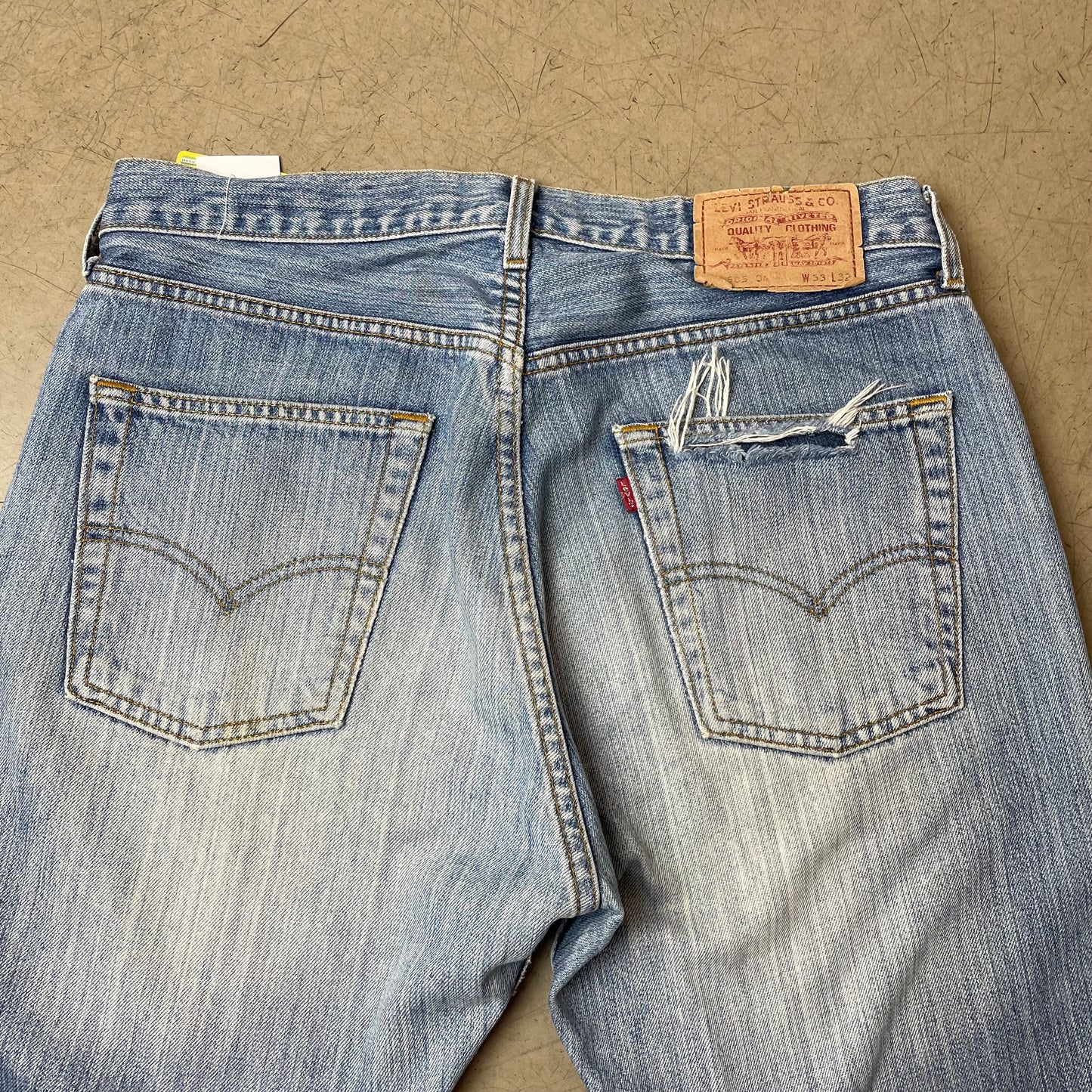 (L) Levi’s 505 04 Jeanshose faded blau W33/L32