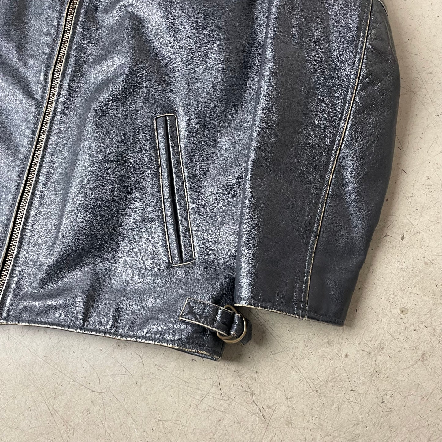(M) Gipsy Lederjacke schwarz