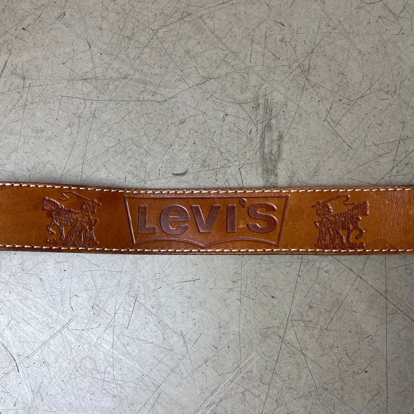 Vintage Levi’s Ledergürtel braun 112cm