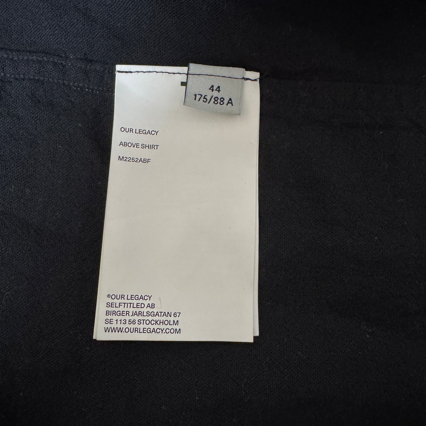(M-L) Our Legacy Flanellhemd EU Gr. 44