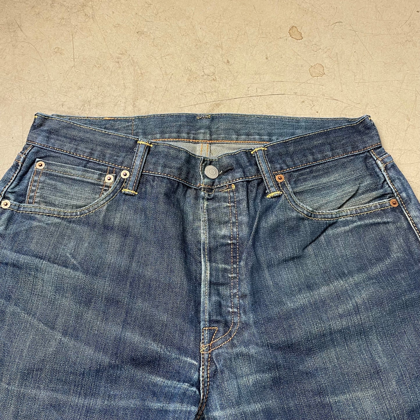 (M) 501 Levi’s Jeanshose blau W32L34