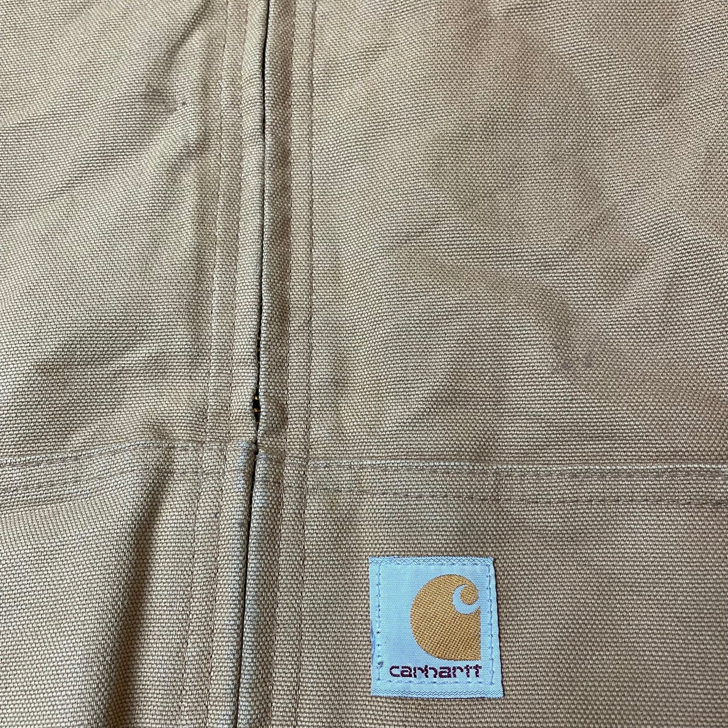 (XL) Carhartt Hooded Active Jacket Braun Made in USA L Tall