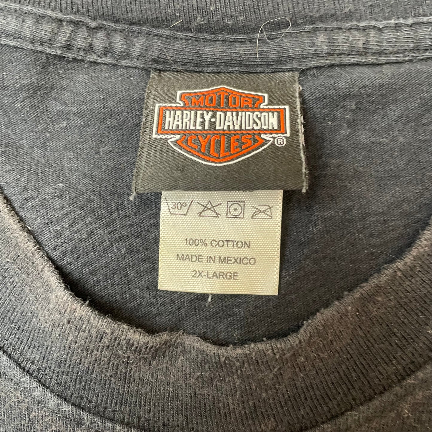 (XXL) 2006 Harley Davidson Flames Eagle Orlando Tshirt schwarz