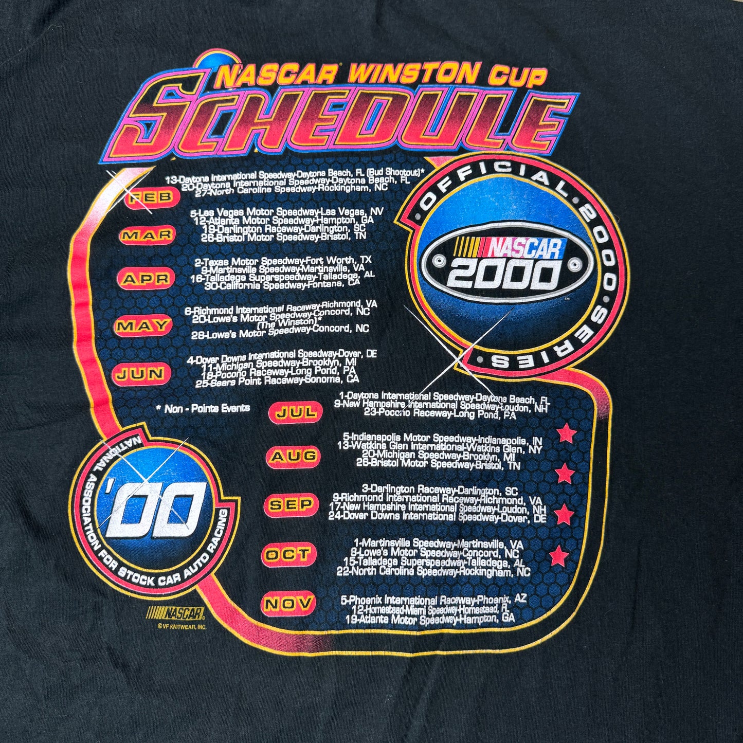 (XL-XXL) 2000s Nascar Millenium Tour Racing Tshirt Schwarz by Chase