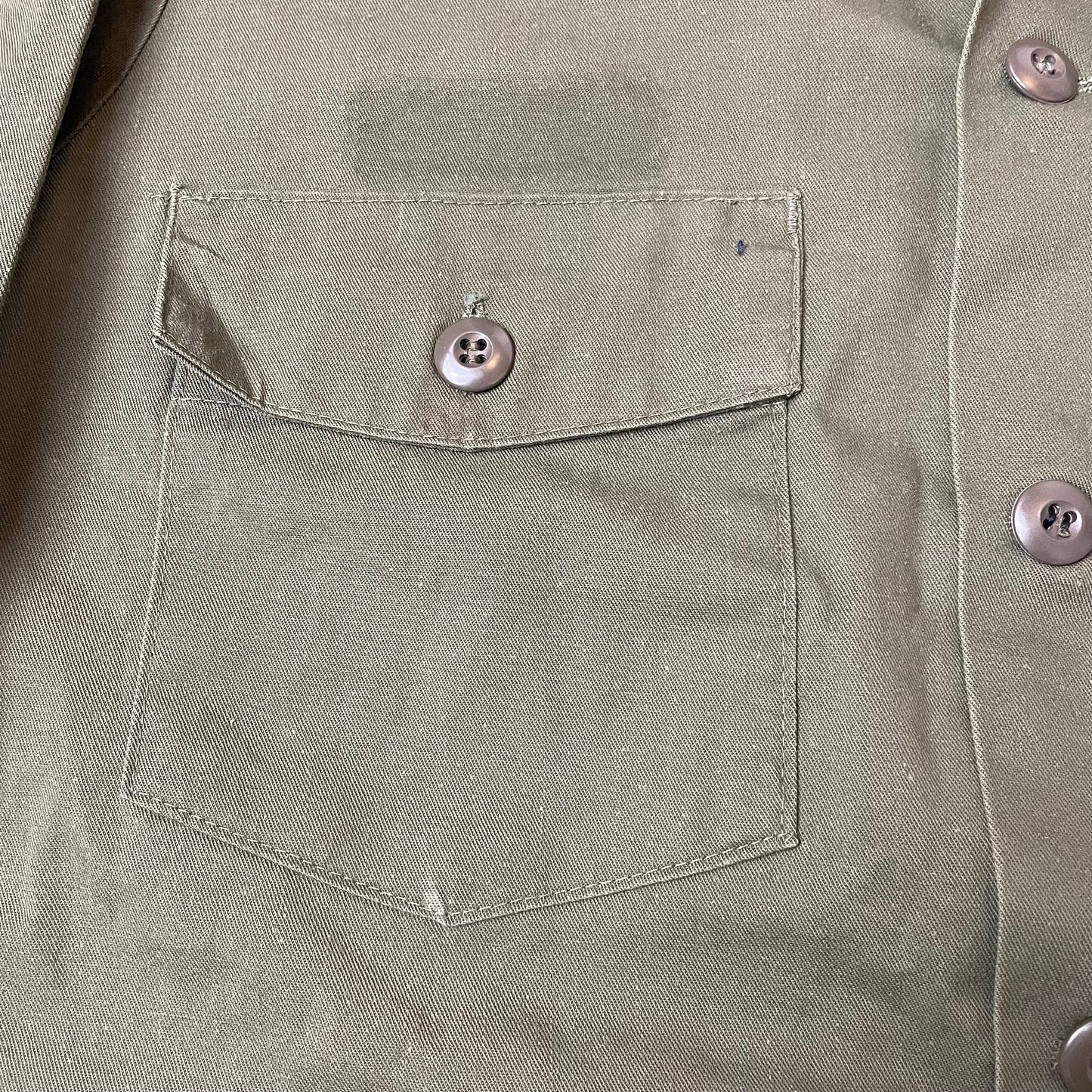 (L) 1980s OG507 US Army Hemd grün