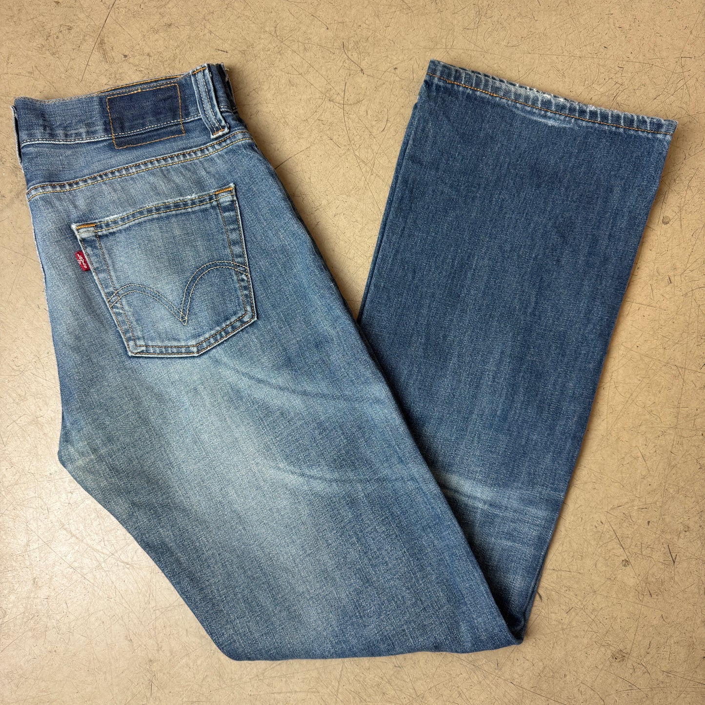 (XL) Faded Levi’s 512 Bootcut Jeanshose blau W34/L36