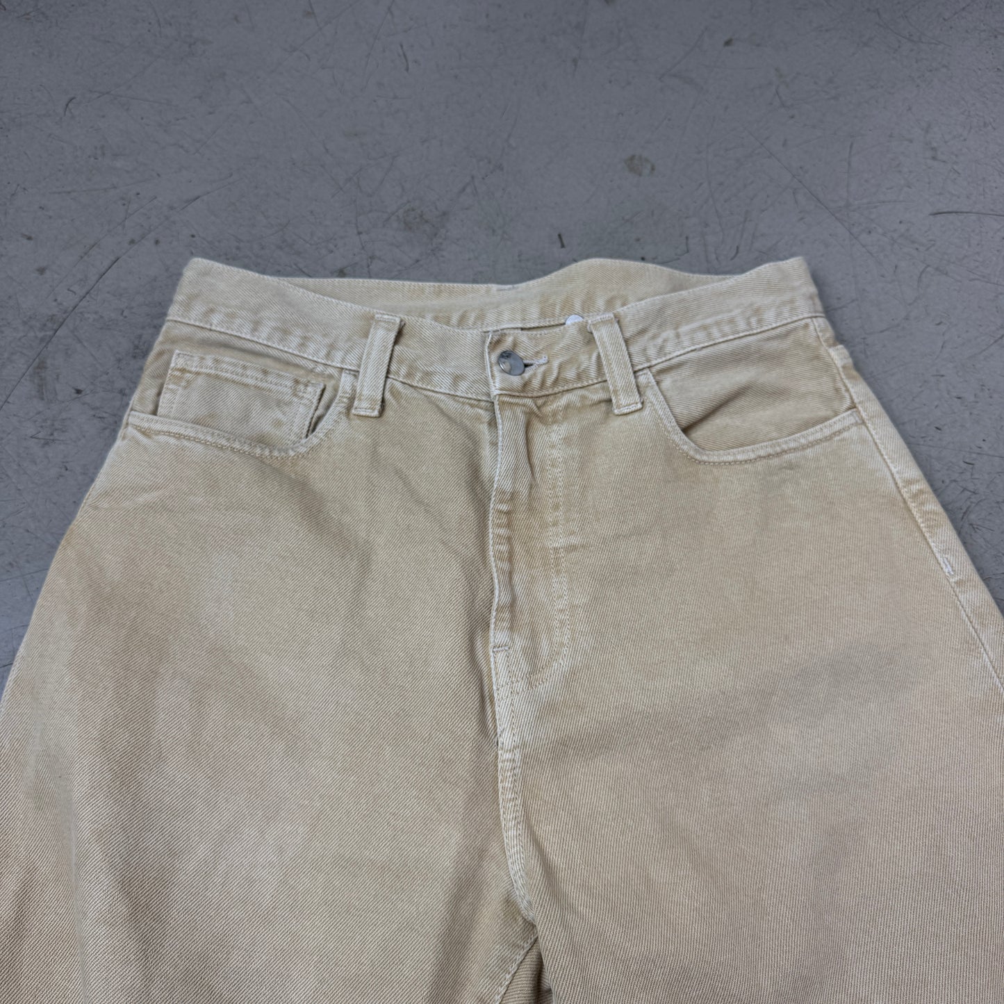 (S-M) Carhartt Jeanshose Beige W28