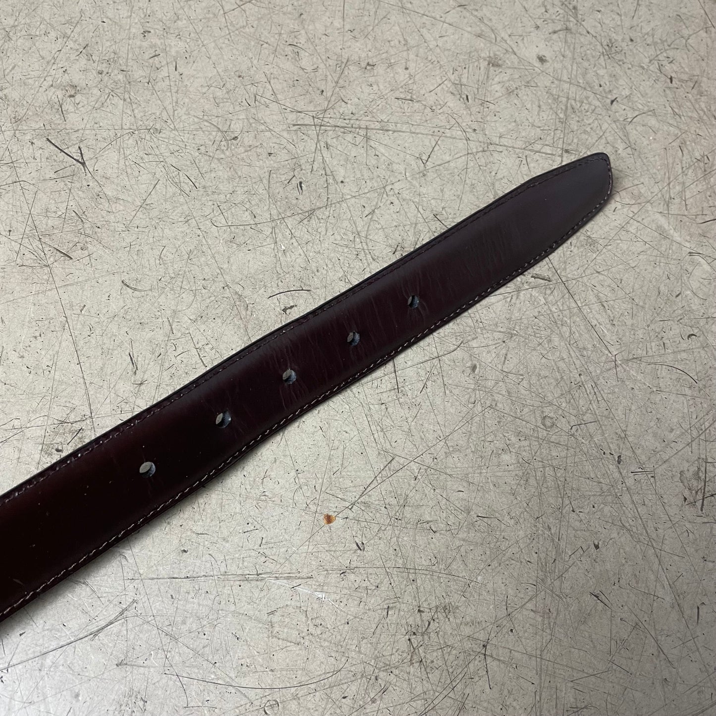 Aigner Wendebar Ledergürtel schwarz braun 102cm