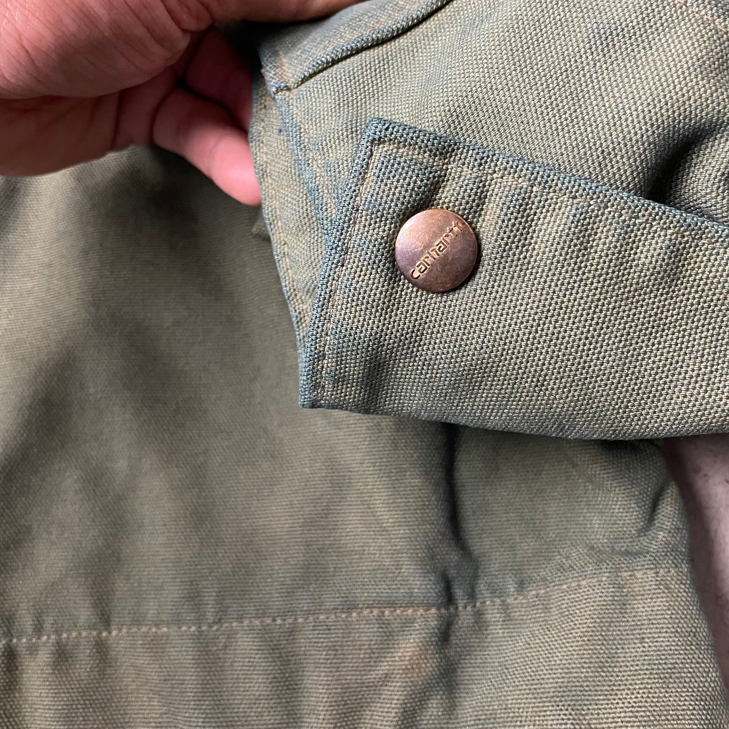 (L) Carhartt Detroit Workwear Jacke dunkelgrün