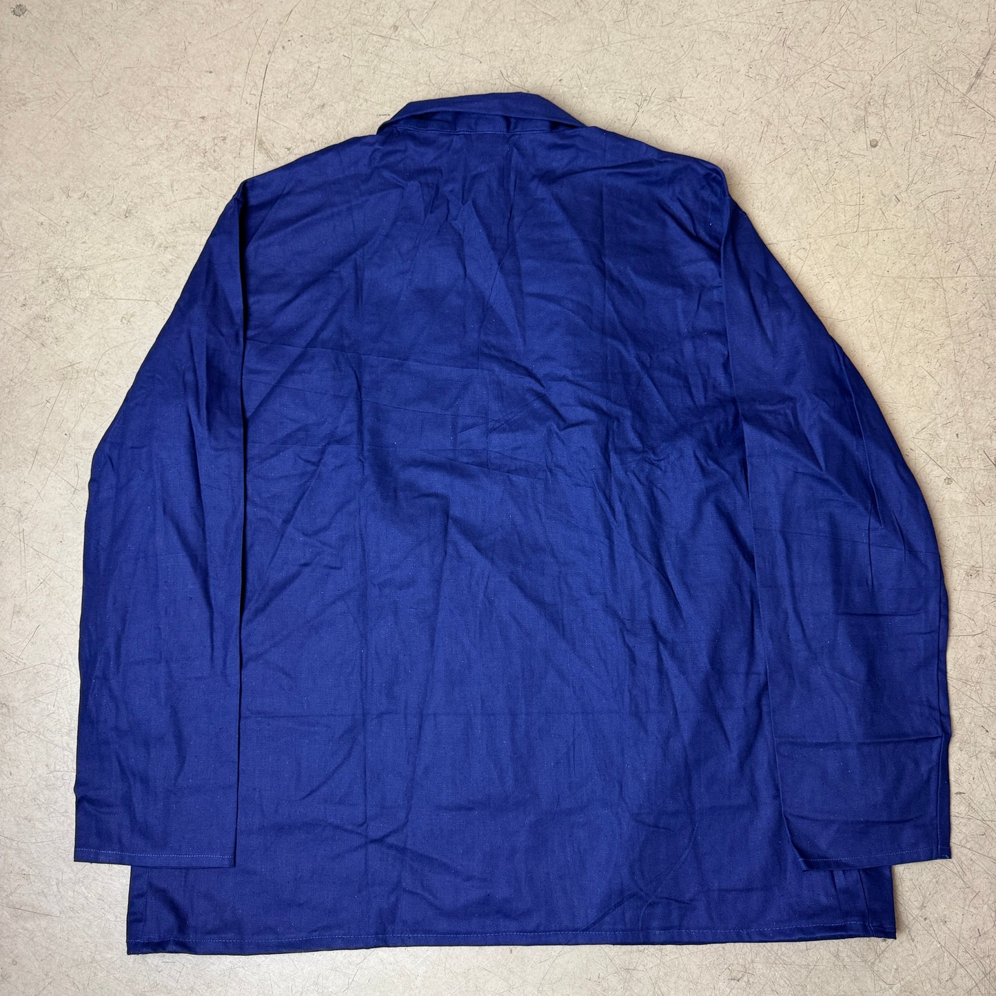 (XXL) Repaired French Work Shirt blau