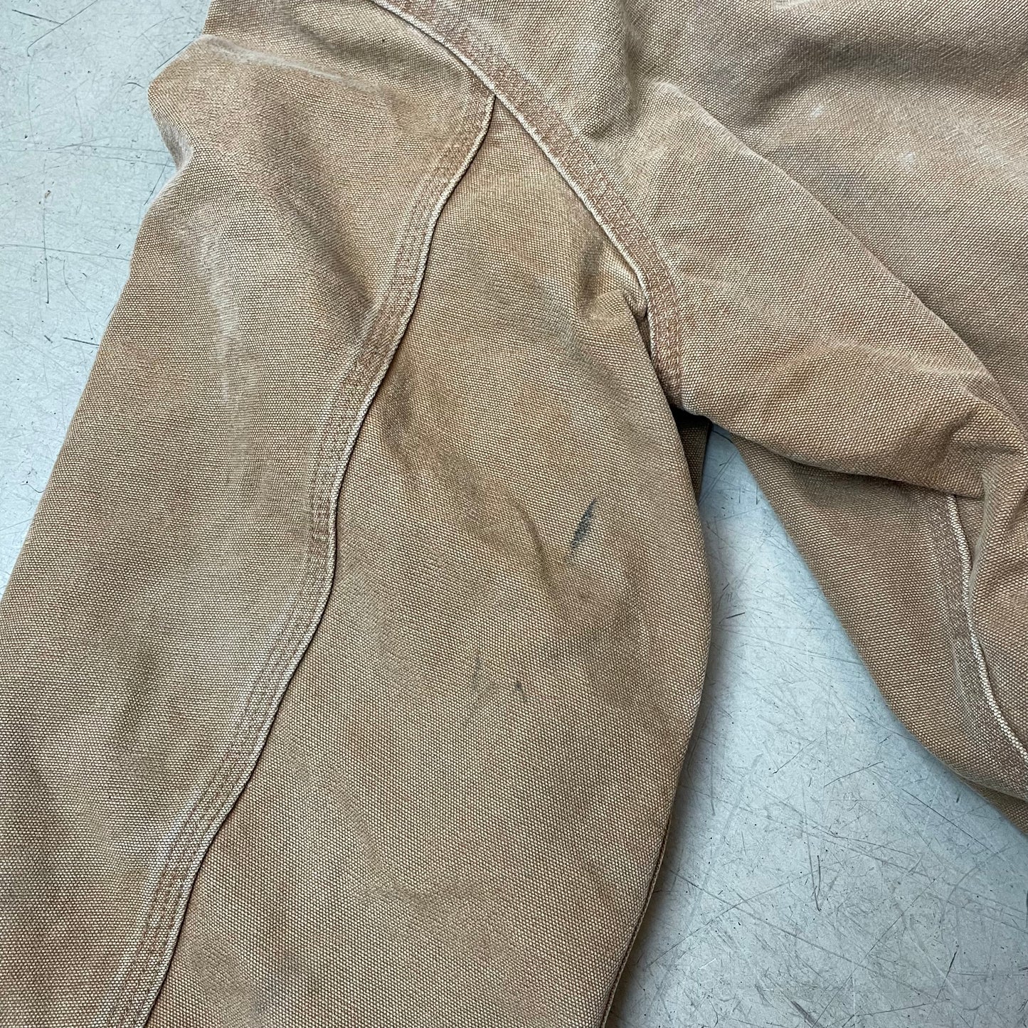 (L) Carhartt Active Hooded Jacket Braun Made in México Tall