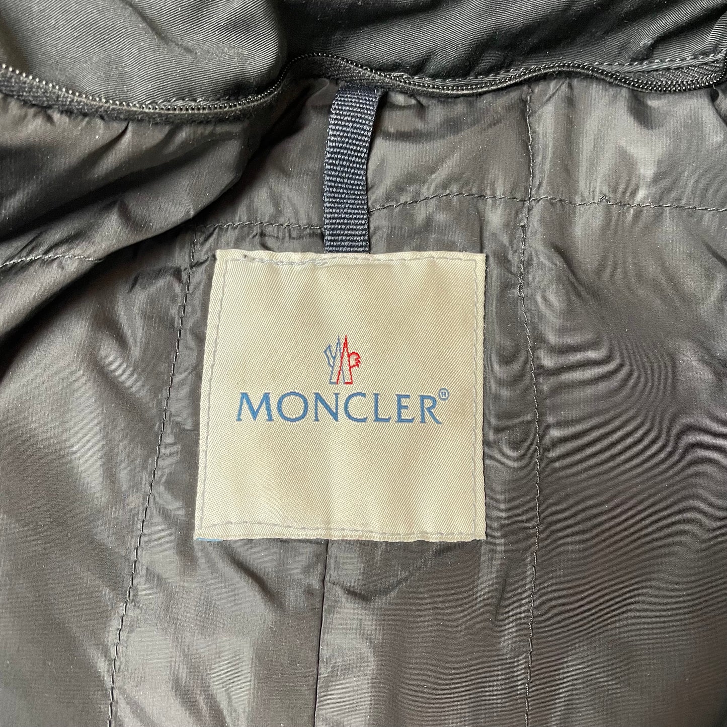 (M) Moncler Mantel Jacke lang schwarz