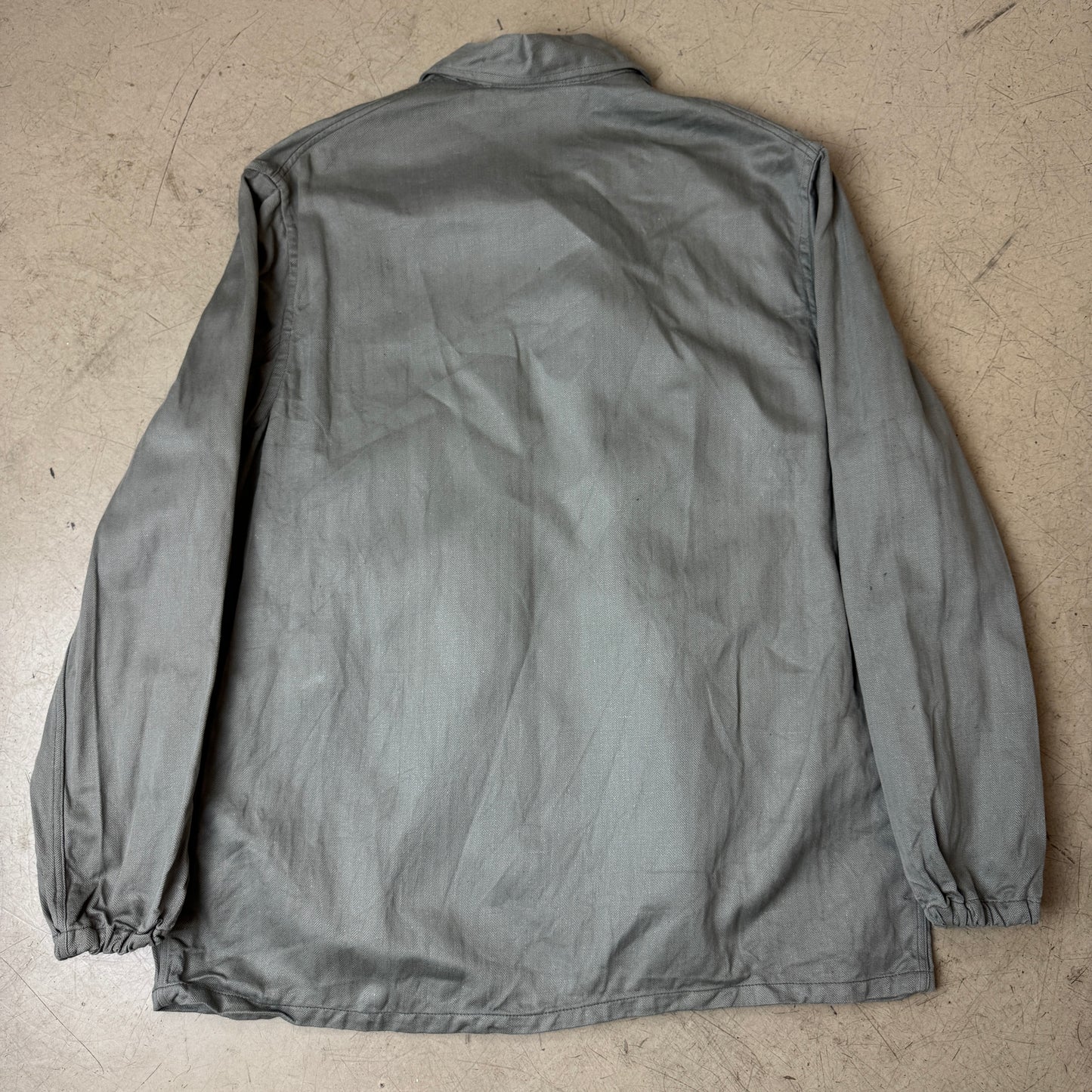 (L) HV Army Military Hemd grau