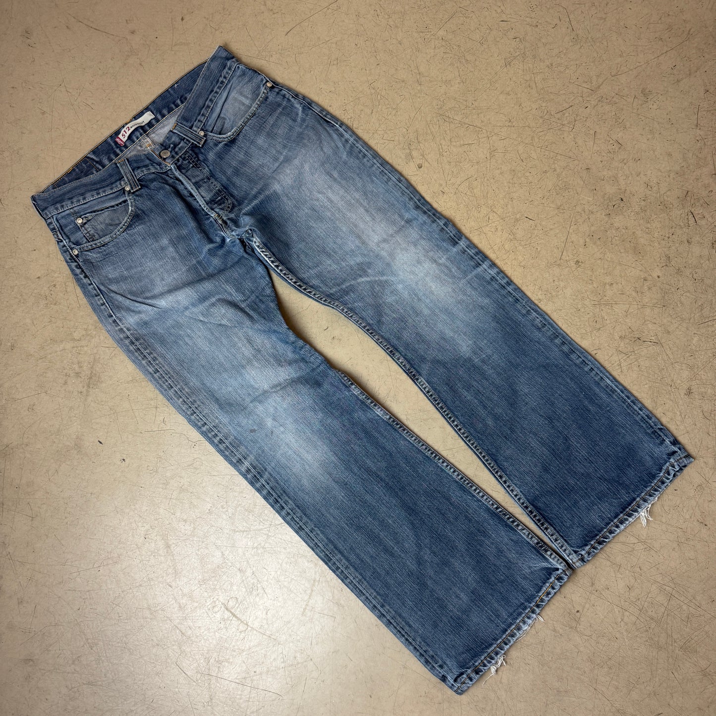 (L) Levi’s 512 Bootcut Jeanshose Faded blau W34/L32