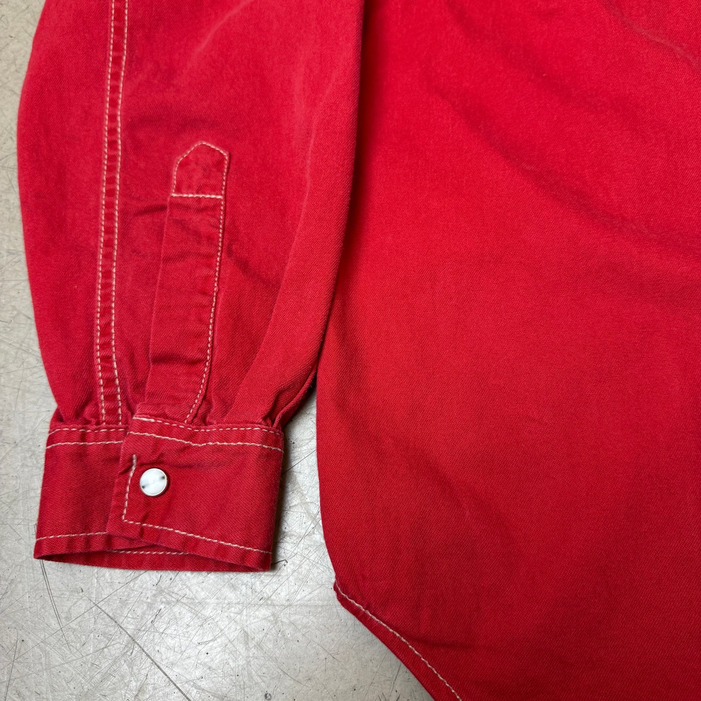 (S) 1990s Levi’s Jeanshemd Western rot