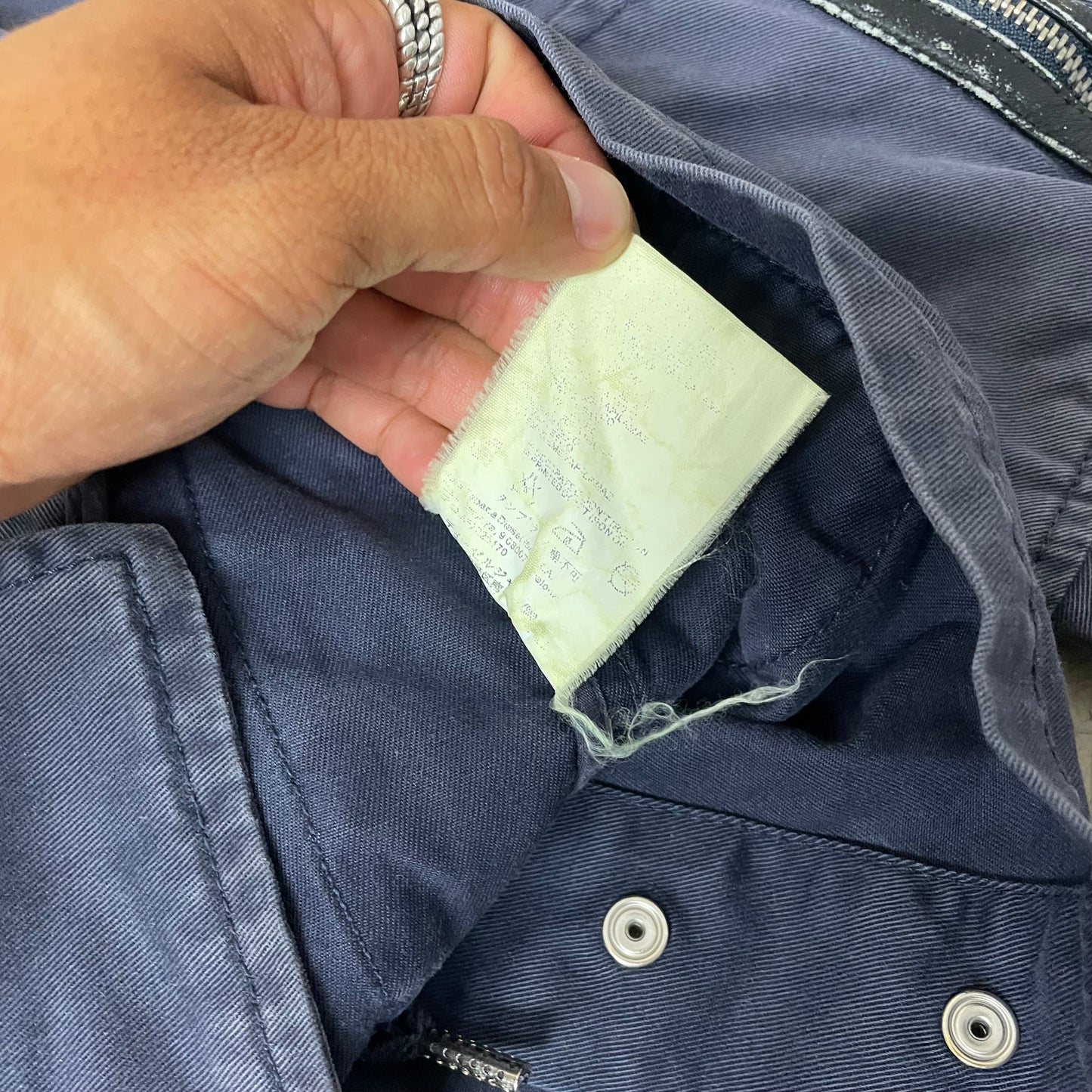 (S) Diesel Army Cotton Jacket faded blau