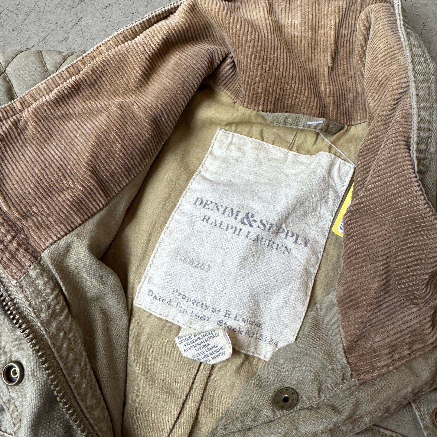 (S) Ralph Lauren Denim&Supply Army Jacket WMN Beige