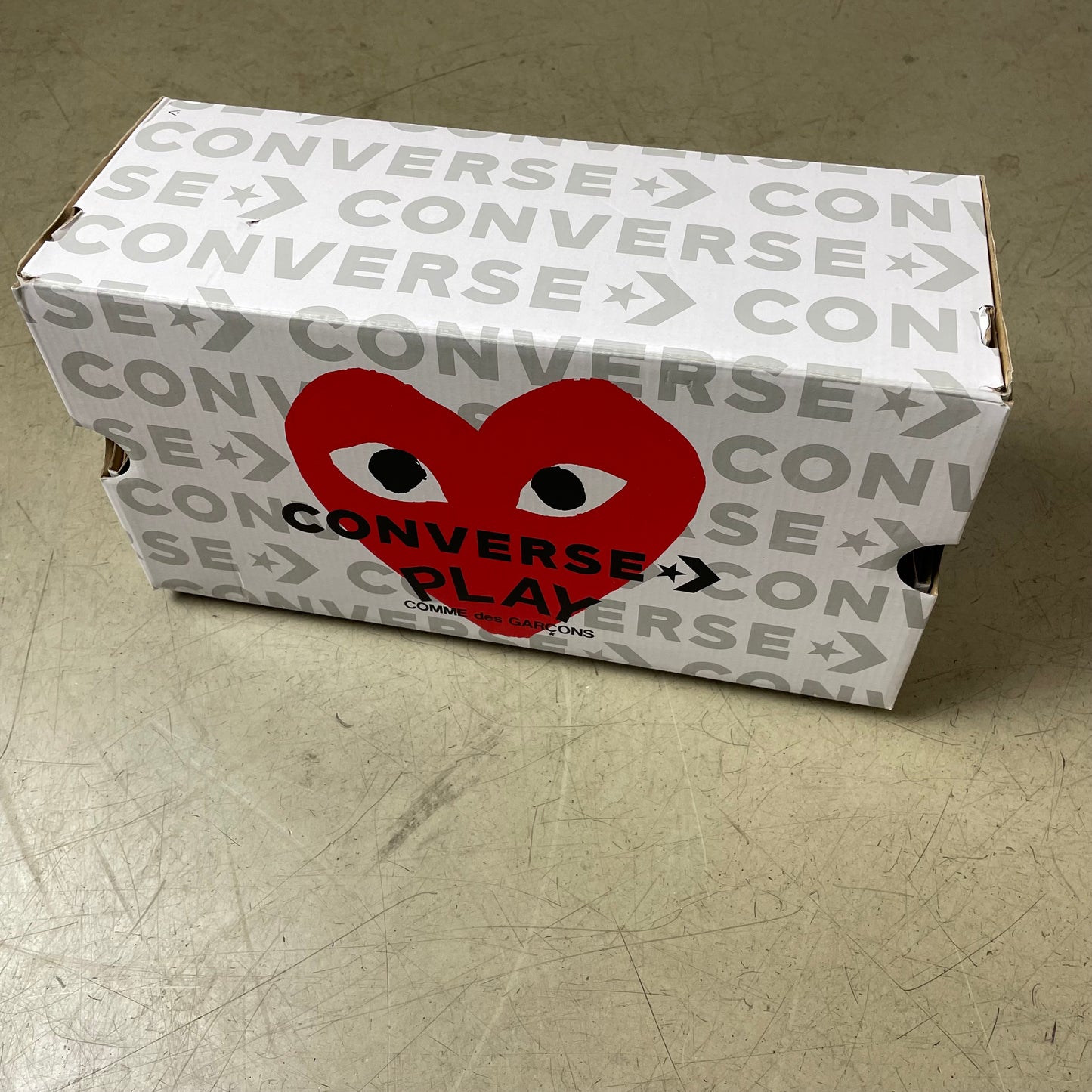 (EU 42,5) CDG Comme des Garcons Converse Chucks Low blau weiß US9