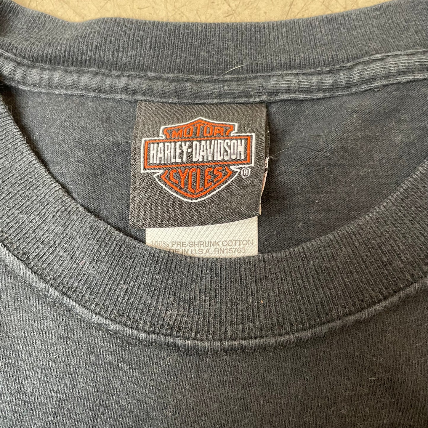 (XXL) 2005 Harley Davidson Nevada Las Vegas Tshirt faded schwarz Joker
