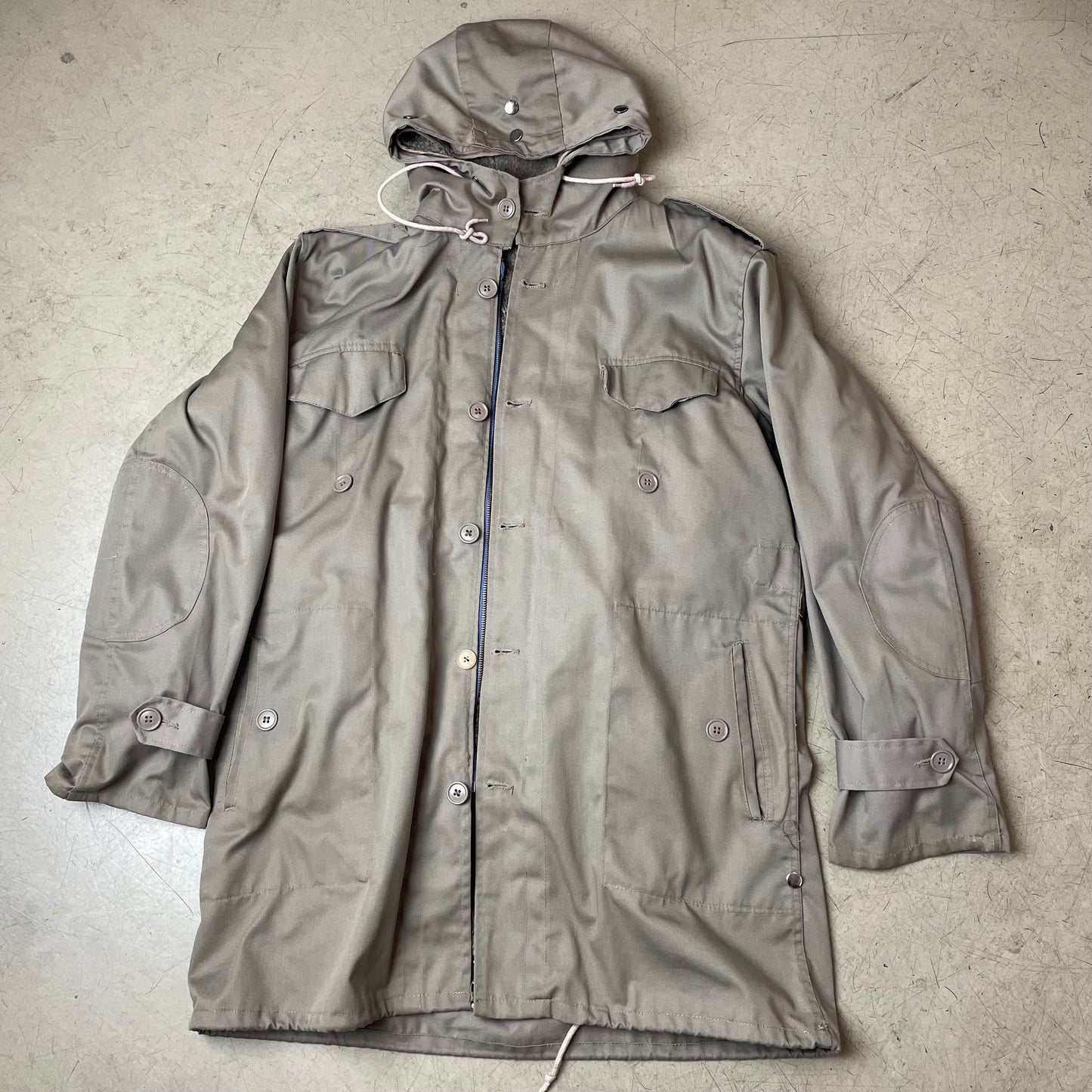(XL) Originaler BW Army Parka Khaki olivgrün 54