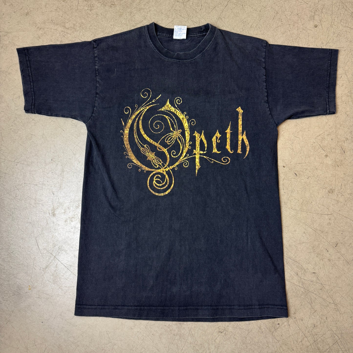 (M) 2005 Opeth Band World Tour Tshirt Faded Black
