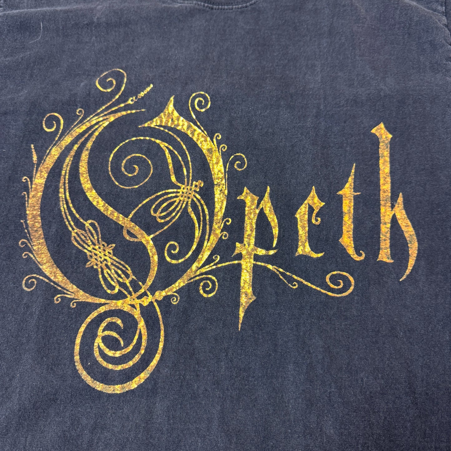 (M) 2005 Opeth Band World Tour Tshirt Faded Black