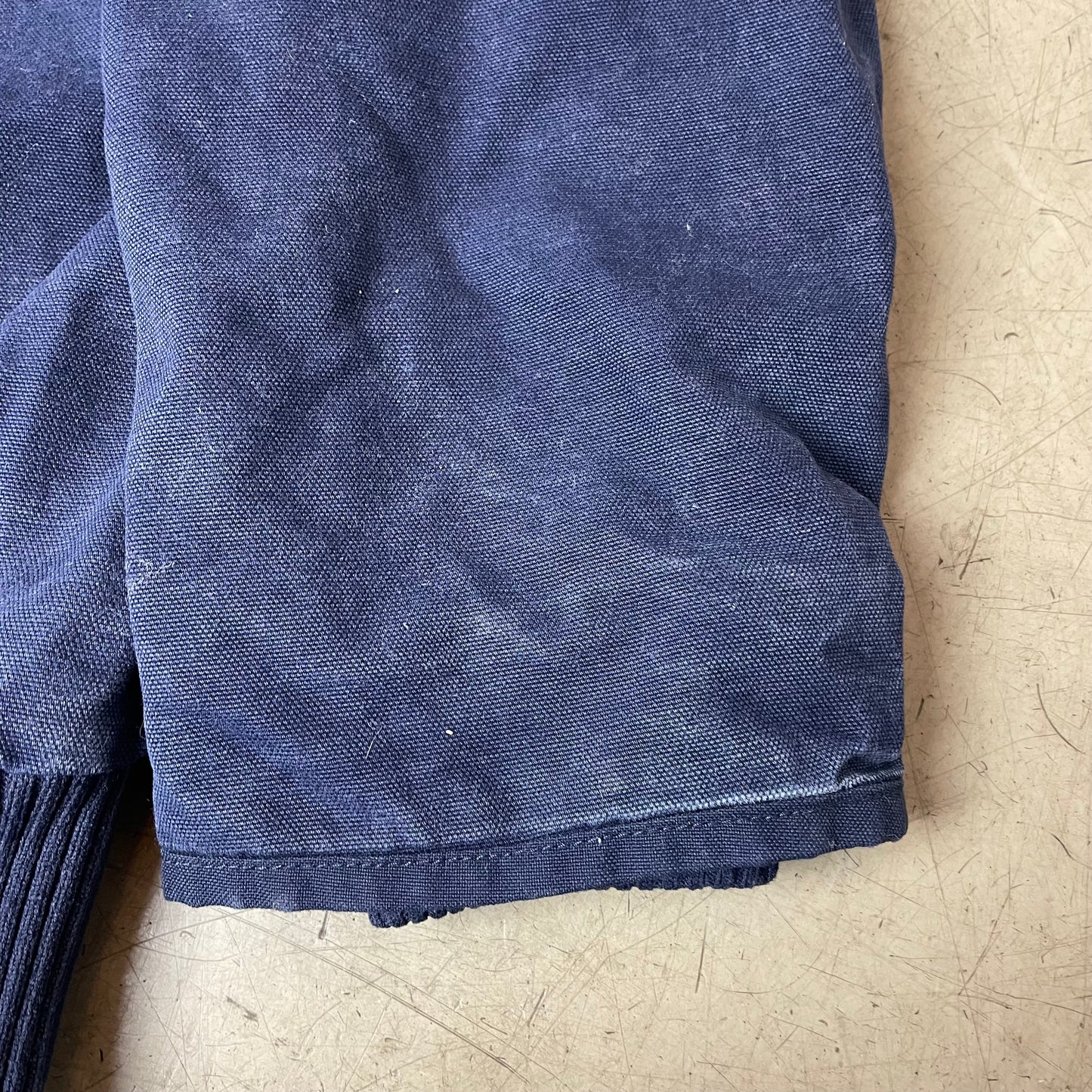 (L) Carhartt Hooded Active Jacket Workwear Navy dunkelblau