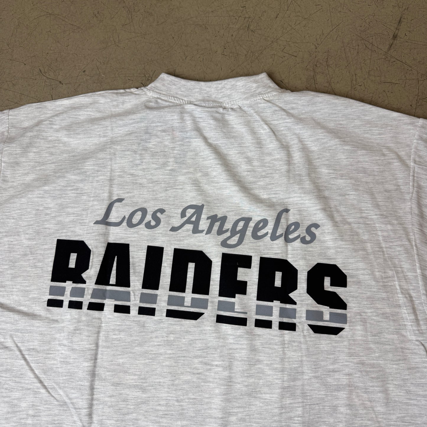 (L) 1990s Campri Teamline Raiders Los Angeles Tshirt grau