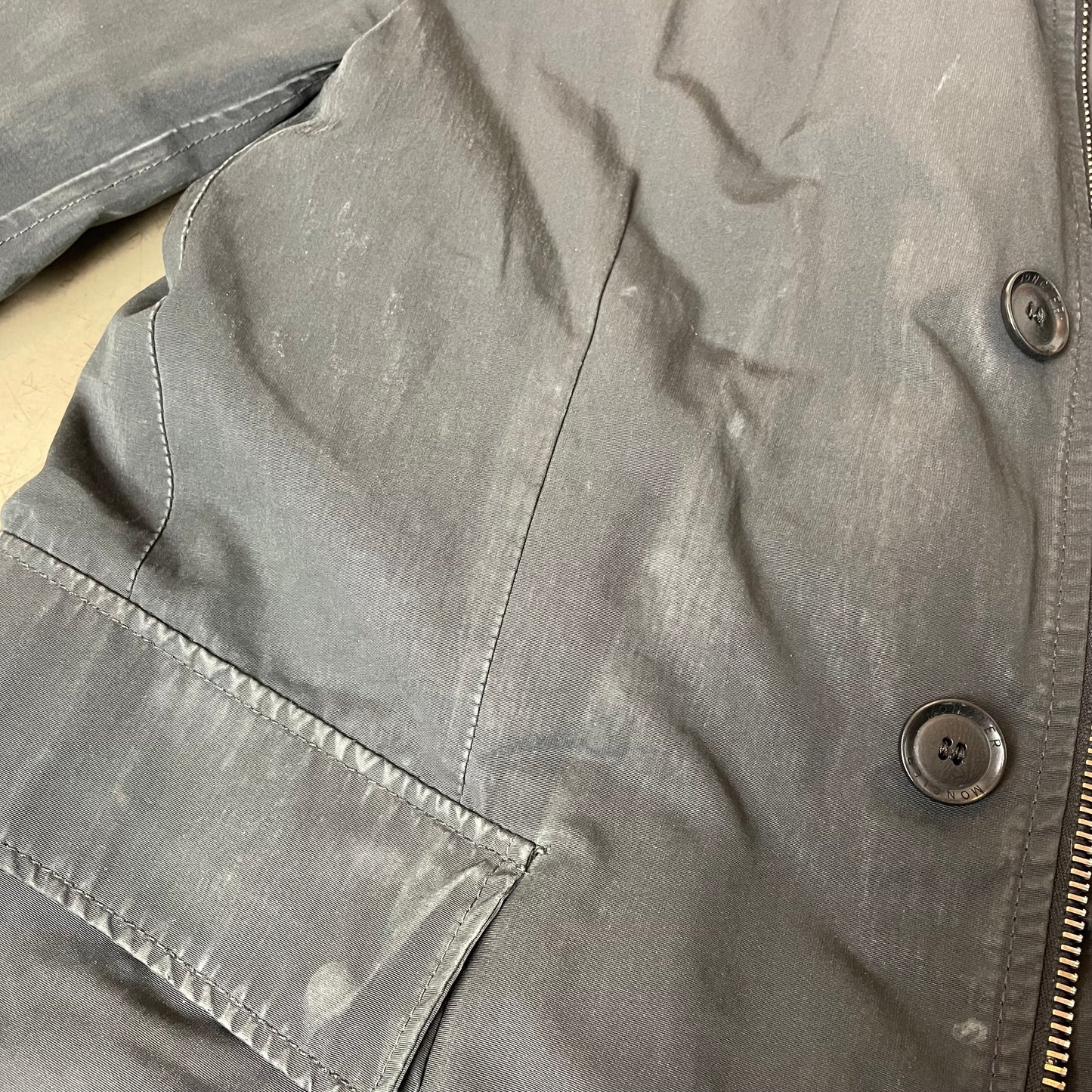(M) Moncler Mantel Jacke lang schwarz