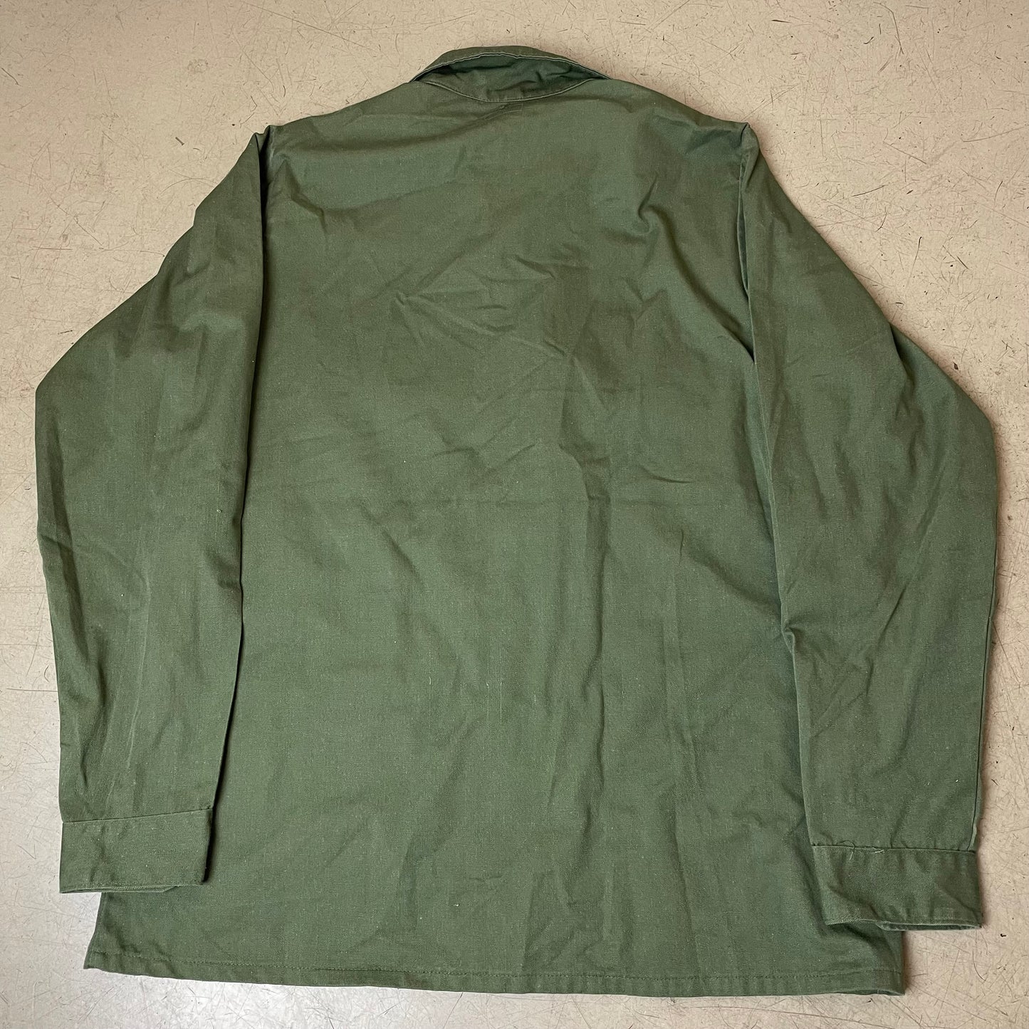 (L-XL) 1980s OG507 US Army Hemd grün