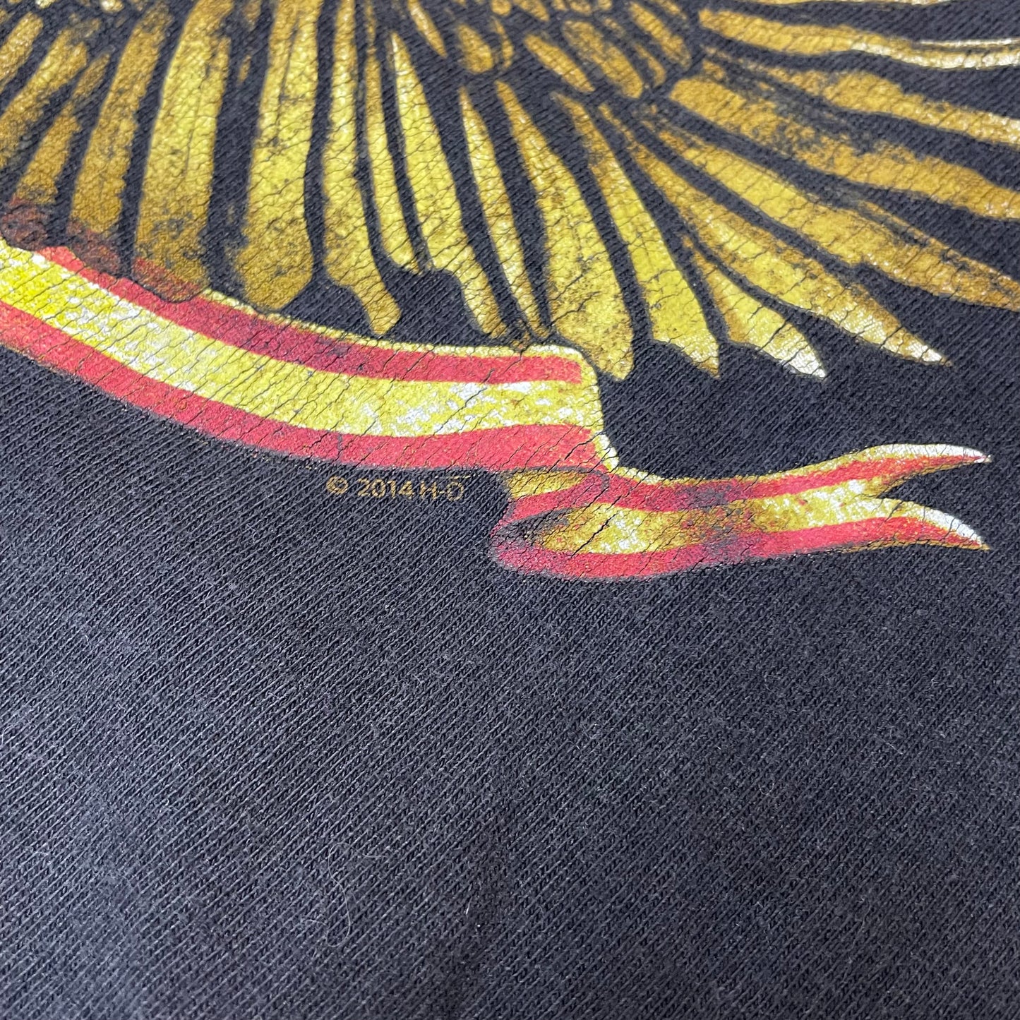(L) 2012 Harley Davidson Orwigsburg Eagle Usa Tshirt schwarz
