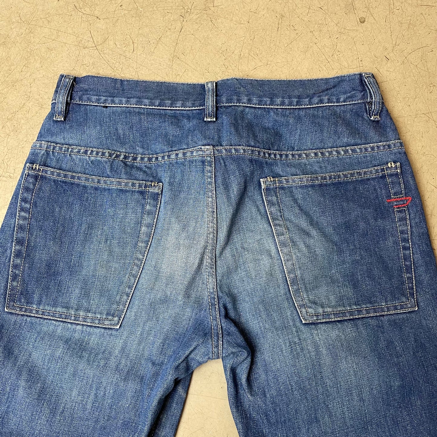 (M) Vintage Diesel Engineer Jeanshose blau W31