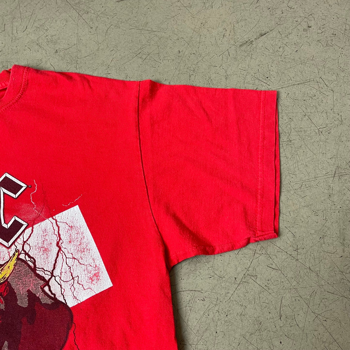 (M-L) Acdc Band Tour tshirt Zurich Switzerland 2015 rot