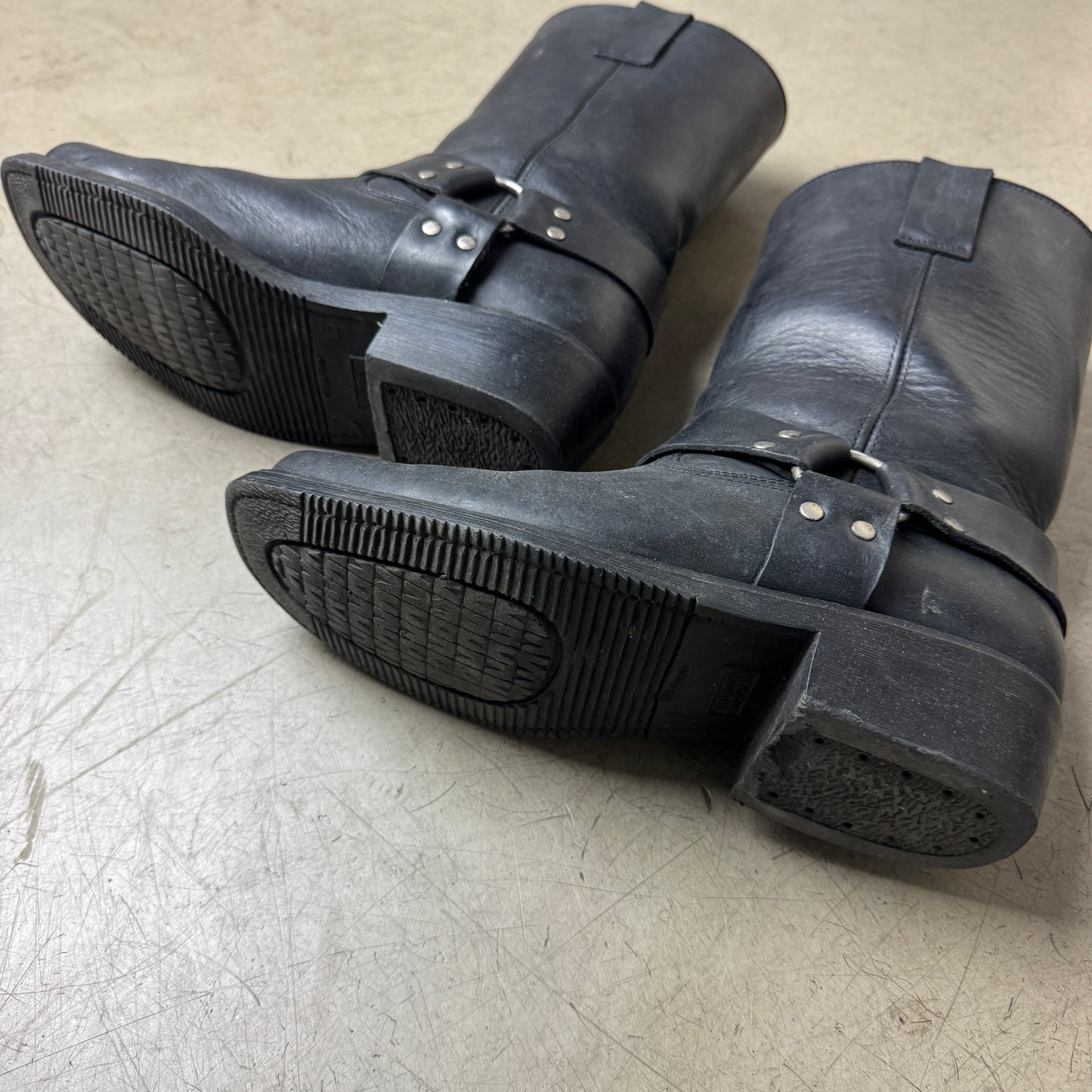 (43) Biker Leder Stiefel