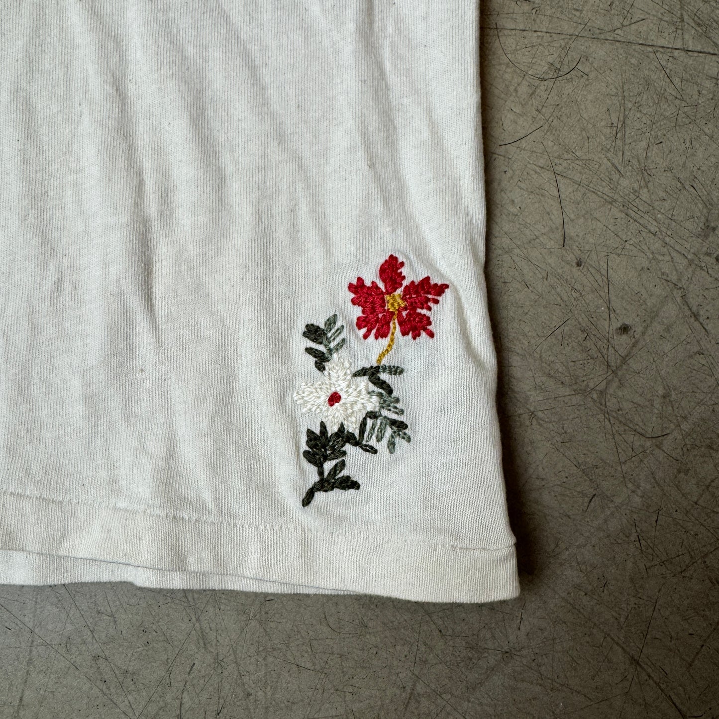 (L) Rare Polo Country Ralph Lauren Polo Bear Single Stitch Tshirt Creme