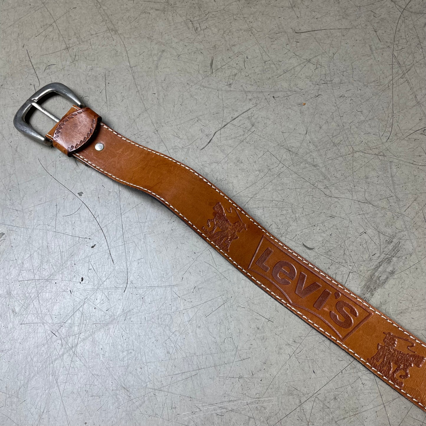 Vintage Levi’s Ledergürtel braun 112cm