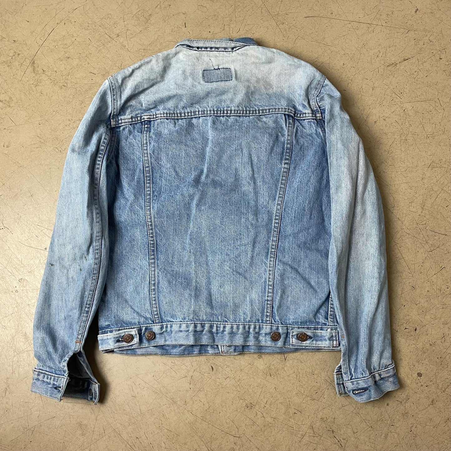 (S) 1983 Levi’s Denim Jacket Jeansjacke faded hellblau