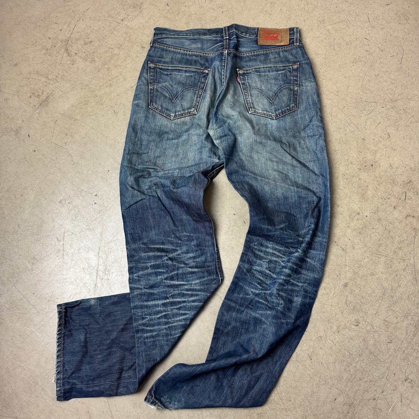 (L) Rare Faded Levi‘s 501 Jeanshose W34/L36